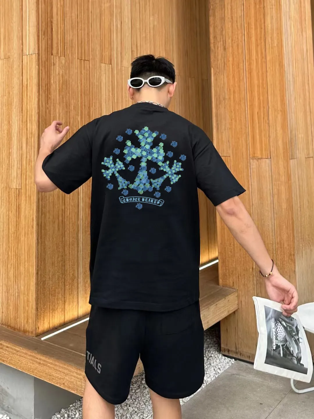 [CH ] 2026FW T LOGO Premium 26s Same Style ：Black White Purple Size：S M L XL 2XL